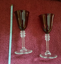 Set of 2 Deep Red  Sherry Glasses 3oz. picture