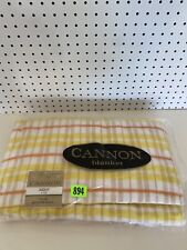 NOS Vintage Cannon Hadley Blanket In Original Bag Sealed All Cotton 70 X 90 picture