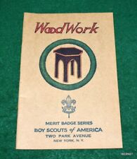 1939 BOY SCOUT MERIT BADGE BOOK - WOODWORK picture