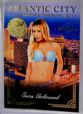 Sara Underwood 2022 Benchwarmers Atlantic City National Premium Card Gold /10 picture