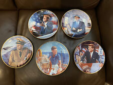 Vtg Franklin Mint John F. Kennedy Limited Edition Collector Plates Lot of 8 picture