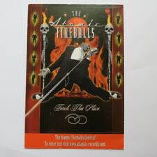 The Atomic Fireballs Torch This Place Promo Sticker 1999 Vintage Rock Decal picture