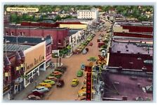 1963 Main Street View Drugs Store Hotel Cars Pendleton Oregon OR Posted Postcard picture
