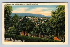 Meyers Park NY-New York, Birds Eye View Gloversville, Antique Vintage Postcard picture