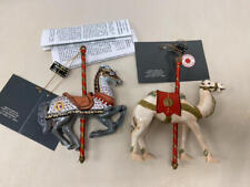 THE SMITHSONIAN COLLECTION CAROUSEL ANIMALS CHRISTMAS ORNAMENT LOT CAMEL + picture