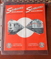 Vintage 1962 Seaboard Railway Advertising Times Table Booklet picture