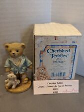Vintage 1991 Cherished Teddies #950521 Jeremy Figurine picture