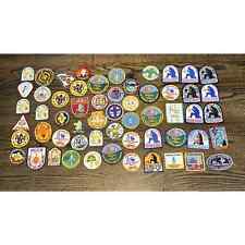 Lot of 57 Religious Boy Scout BSA Uniform Shoulder Patches picture