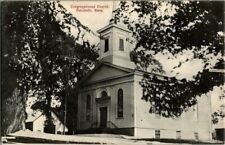1909. REHOBOTH, MASS. CONG. CHURCH. POSTCARD KK2 picture