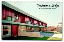 1956 Tropicana Lodge, Route 66, Albuquerque, NM Postcard picture
