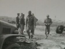 Vintage U.S. Soldiers By Vehicle Stuck In Mud PHOTO ~ Military  picture