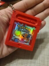 Pokémon Red keychain Game Boy Gameboy Nintendo cartridge Pikachu retro anime picture
