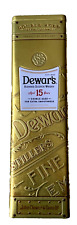 Dewar's Blended Scotch Whisky Signature Display Empty Tin Box aged 15 years MINT picture