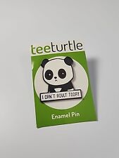 I Can't Adult Today Lapel Pin by Teeturtle Panda Bear picture