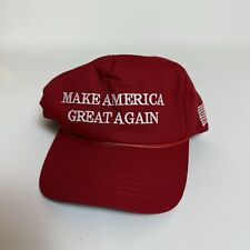 Official Trump MAGA Make America Great Again Hat Cap Red Cali Fame Rope Snapback picture