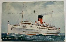 1936 Ship UK Postcard Isle of Man Steamship Co RMS Ben-My-Chree steamer ship picture