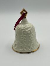 Formalities by Baum Bros Porcelain Embossed Christmas Bell Ornament picture
