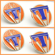 2 Pair/set Tomorrowland World's Fair Movie Emblem Badge Exclusive Pin Props picture
