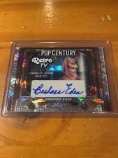 2024 Leaf Metal Pop Century Barbara Eden Autograph Card #2/5 Silver Ice Retro TV picture