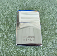 Vintage Ronson Wind II Chrome Lighter- NEW Unused picture