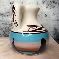 James Benally Signed Dine Pitcher Mesa Native American Painted Pottery 9