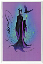 Disney Villains Maleficent #1 (2023, Dynamite) Signed J Scott Campbell Virgin ZG picture