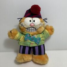 1978, 1981 Vintage Dakin Garfield “Party Time” Plush W/ Tag Spinning Bow Tie Hat picture