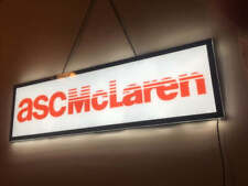 ASC McLaren Large LED Light Up Garage Man Cave Wall Sign 38