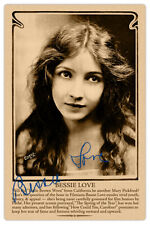 BESSIE LOVE 1920s Silent Film Star Beauty Vintage Photograph Cabinet Card RP picture