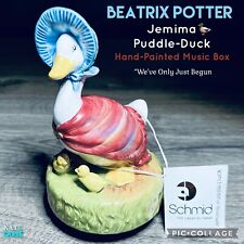 Beatrix Potter 1977 Jemima Puddle Duck Musical Spinning Hand Painted Music Box picture