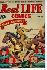 True Adventures Pony Express REAL LIFE COMICS No. 46 Nov 1948 Better Canada picture
