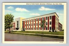 Ann Arbor MI-Michigan, U. of Michigan, School of Health Vintage Postcard picture