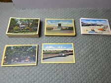 Vintage Linen Postcard Lot 151 Cards 5 Different Card Scenes picture