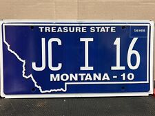 2010 MONTANA VANITY LICENSE PLATE JC I 16 picture