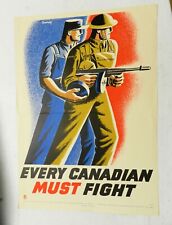 ORIGINAL CANADIAN WW2 POSTER -  