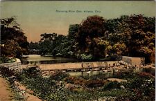1915 Mahoning River Dam Alliance Ohio Vintage Postcard  picture