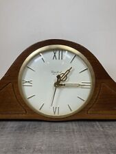 Vtg Wood United Mantel Clock Antique Art Deco Style Original Model 280 Brooklyn picture