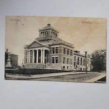 City Hall Torrington CT Connecticut Vintage Lithograph Postcard c1908 picture