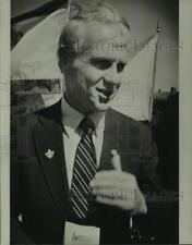 1985 Press Photo Governor David Treen of Louisiana - noc17272 picture