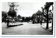 c1940's Road Scene Stationsweg Ede Netherlands Unposted RPPC Photo Postcard picture