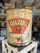 Oilzum 5 gal oil can picture