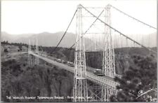 1940s ROYAL GORGE, Colorado RPPC Postcard 