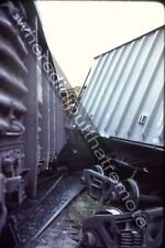 Original Slide Chicago & Northwestern CNW Proviso IL Track 51 Derailment 10-76 c picture