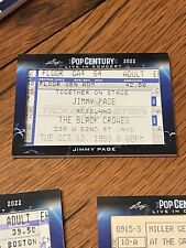 Leaf Metal Pop Century 2022 Ticket to the Show Live in Concert Jimmy Page picture