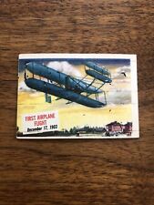 1954 Topps Scoops #15 First Airplane Flight picture