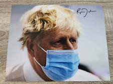 BORIS JOHNSON FORMER UK PRIME MINISTER SIGNED 8X10 PHOTO WITH COA picture