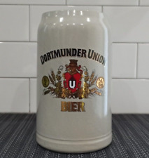 Vintage German St Georgen Brau Ambert Dortmunder Union Bier Beer Stein Mug 1L picture