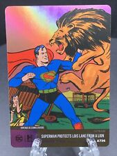 Superman Protects Lois Lane DC Hybrid 2023 Vintage Comic Cover Epic Holo #A736 picture