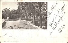 Highland Park Manchester Connecticut Scenic UDB Cancel WOB WOF Postcard picture