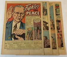 1947 seven page cartoon story ~ GENERAL GEORGE C MARSHALL Secretary Of State picture